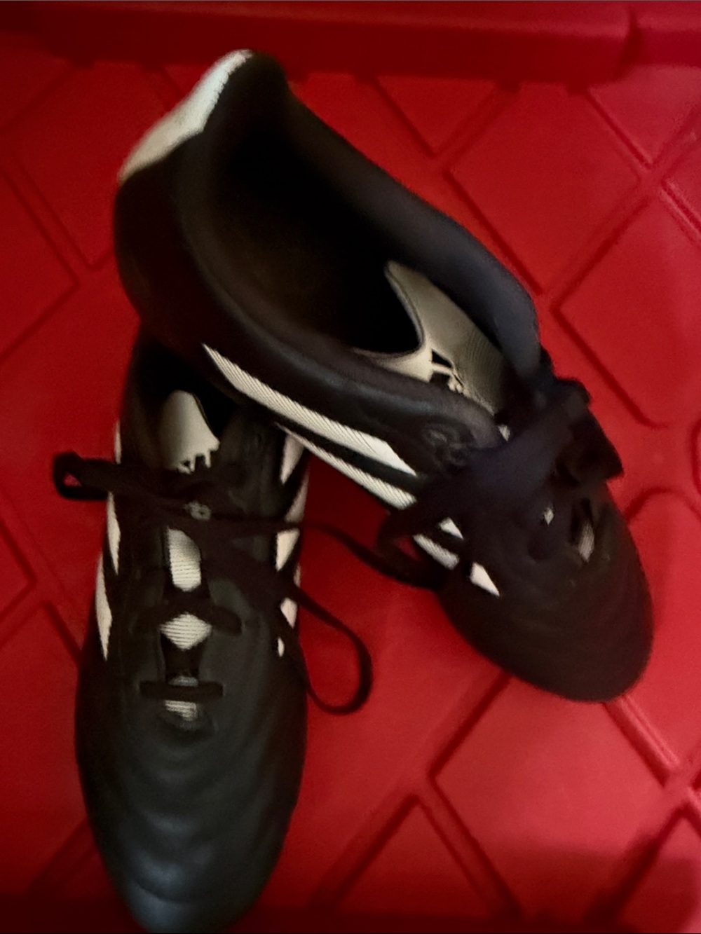 adidas Black and White Men's Athletic Shoes